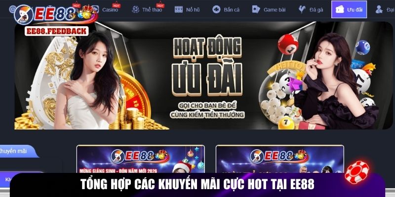 Tổng hợp các khuyến mãi cực hot tại EE88